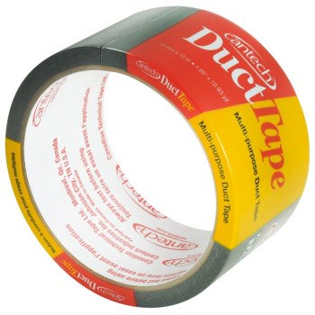 Cantech 393 Series 393-01 Duct Tape, 10 m L, 48 mm W, Polyethylene Backing, Black