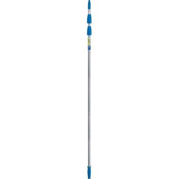 Professional Unger Connect & Clean 961880 Telescopic Pole, 6 ft Min Pole L, 16 ft Max Pole L, Aluminum Pole