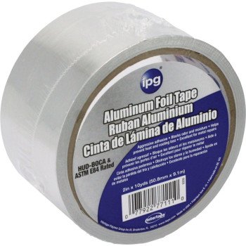 IPG 9200 Foil Tape, 10 yd L, 2 in W, Aluminum Backing