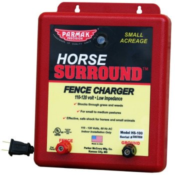 Parmak HS-100 Electric Fence Charger, 0.65 to 2 J Output Energy, 110 to 120 V