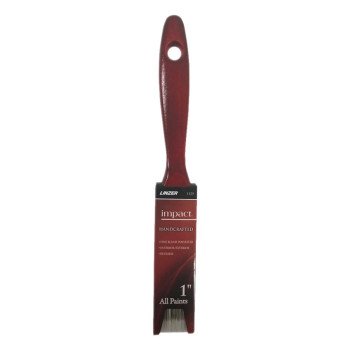 Linzer 1125-1 Paint Brush, 1 in W, 2-1/4 in L Bristle, Polyester Bristle, Varnish Handle