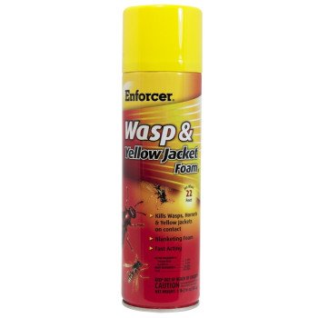 Enforcer FWH16 Wasp and Yellow Jacket Foam, Gas, Spray Application, 16 oz Aerosol Can