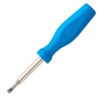 Channellock 61H 6-in-1 Multi-Bit Screwdriver, 1/4, 5/16 in Drive, Hex Drive, 7-1/2 in OAL, Synthetic Polymer Handle
