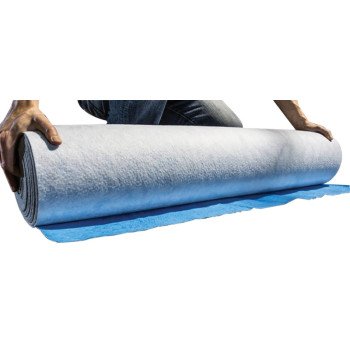 Surface Shields MS4045 All-Purpose Floor Protection, 45 ft L, 40 in W, PET Fiber, Blue