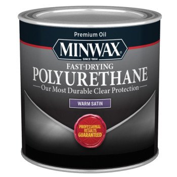 Minwax 230104444 Polyurethane, Liquid, Clear, 0.5 pt, Can