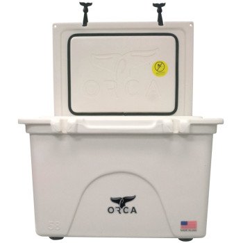 Orca ORCW058 Cooler, 58 qt Cooler, White, Up to 10 days Ice Retention