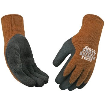 Frost Breaker 1787-L High-Dexterity Protective Gloves, Men's, L, 11 in L, Regular Thumb, Knit Wrist Cuff, Acrylic, Brown