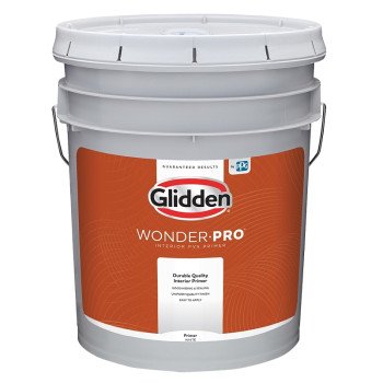 Glidden Wonder-Pro GLWP3300 Series GLWP3300/05 PVA Primer, Flat, White, 5 gal