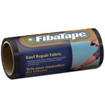 Adfors FDW6598-U Roof Repair Fabric, 150 ft L, 6 in W, Black