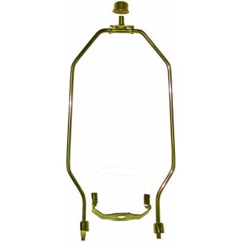 Atron 01247/LA102 Lamp Harp, 8 in L, Metal, Brass Fixture