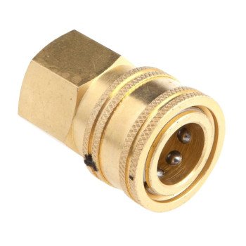 Forney 75129 Coupler, 3/8 in Connection, FNPT, Brass