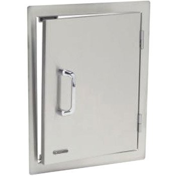 Bull 89975 Double Walled Door, 17-7/8 in L, 22 in W, 1-7/8 in H, Stainless Steel