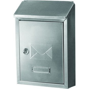 Gibraltar Mailboxes Ashley AWM00SS0 Mailbox, 220 cu-in Capacity, Stainless Steel, Gray, 8.4 in W, 2.8 in D, 11.7 in H
