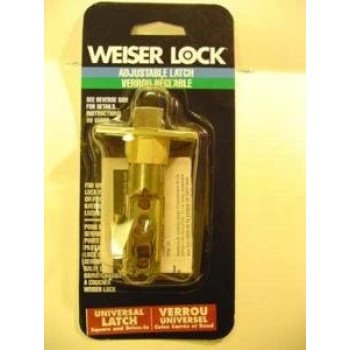 Weiser 800004-110 Universal Door Latch, Brass