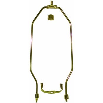 Atron 01249/LA104 Lamp Harp, 10 in L, Metal, Brass Fixture