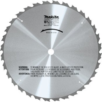 Makita A-90956 Circular Saw Blade, 16-5/16 in Dia, 1 in Arbor, 32-Teeth, Carbide Cutting Edge