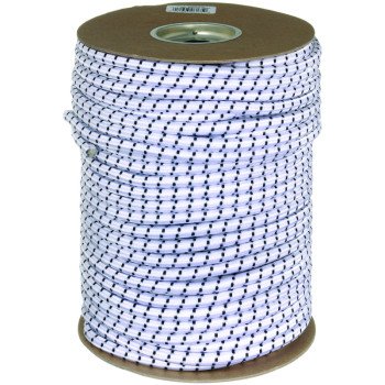 Keeper 06175 Bungee Cord, 3/8 in Dia, 300 ft L, Rubber