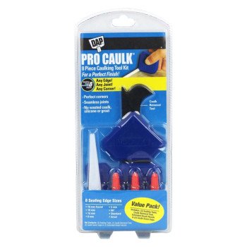 DAP 09125 Caulk Tool Kit, Blue