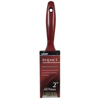 Linzer 1125-2 Paint Brush, 2 in W, 2-3/4 in L Bristle, Polyester Bristle, Varnish Handle