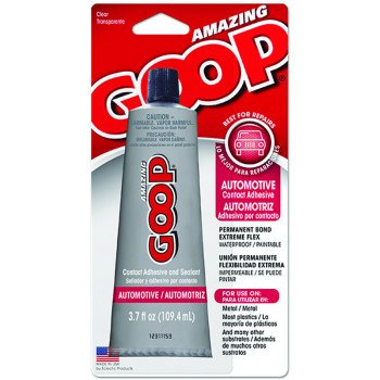 Amazing Goop 160012 Automotive Adhesive, Liquid, Clear, 3.7 oz, Tube