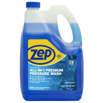 Zep ZUPPWC160 Pressure Washer Concentrate, Liquid, Characteristic, 1.35 gal