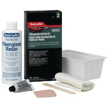 Bondo 420C Fiberglass Resin Repair Kit, 0.5 pt