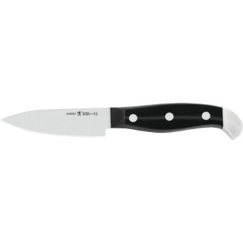 Henckels International Statement Series 13540-083 Paring Knife, Stainless Steel Blade, Black Handle, Fine-Edge Blade