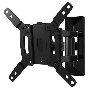 Sanus LSF110-B1 Full-Motion TV Mount, Plastic/Steel, Black, Wall, For: 19 to 40 in Flat-Panel TVs Weighing Up to 35 lb