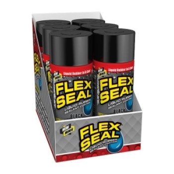 Flex Seal FSBLKMINI Rubberized Spray Coating, Black, 2 oz, Can