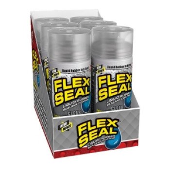 Flex Seal FSCLRMINI Rubberized Spray Coating, Clear, 2 oz