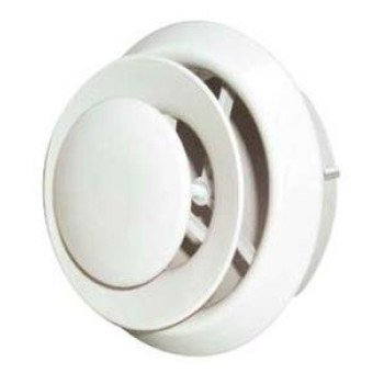 Imperial DR-04 Air Diffuser with Collar, Polypropylene, White