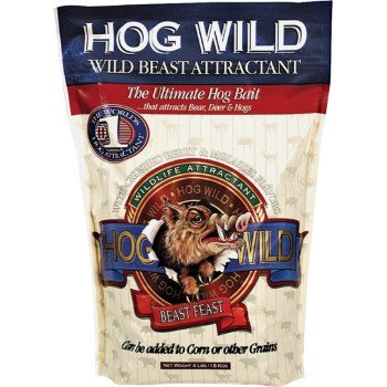 Evolved Habitats Hog Wild EVO34094 Wild Beast Attractant, Berries, Molasses Flavor, 4 lb Bag