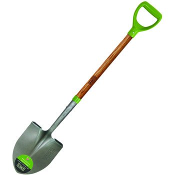 Ames 2535800 Digging Shovel, 8-3/4 in W Blade, Steel Blade, Hardwood Handle, D-Shaped Handle, 36-3/4 in L Handle
