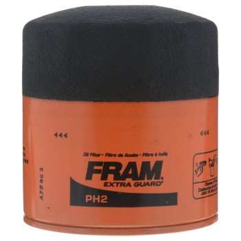 FRAM PH2 Full Flow Lube Oil Filter, 22 x 1.5 mm Connection, Threaded, Cellulose, Synthetic Glass Filter Media