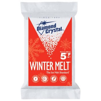 Cargill Diamond Crystal Winter Melt 100046857 Ice Melter Salt, Crystalline Solid, White, 10 lb Bag