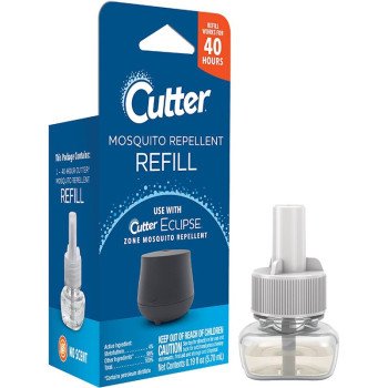 Cutter Eclipse HG-97202 Mosquito Repellent Refill, Liquid, Slight Solvent, 0.19 lb