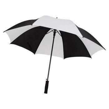 Diamondback Golf Umbrella, Polyester Fabric, Black/White Fabric, 29 in