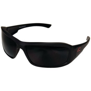 Edge XB136 Non-Polarized Safety Glasses, Unisex, Polycarbonate Lens, Full Frame, Nylon Frame, Matte Black Frame