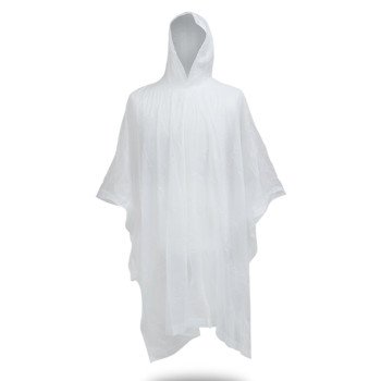 Boss 61 Poncho, Vinyl, Clear, Attached, Hooded