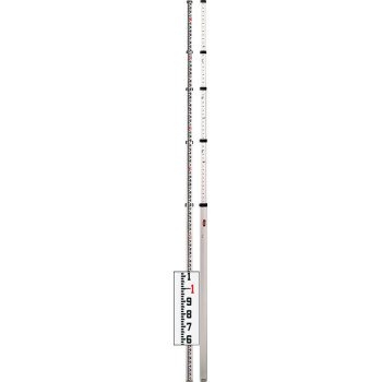 Bosch 06-816C Telescoping Leveling Rod Rectangular, Feet/Inches/8ths Graduation, Aluminum