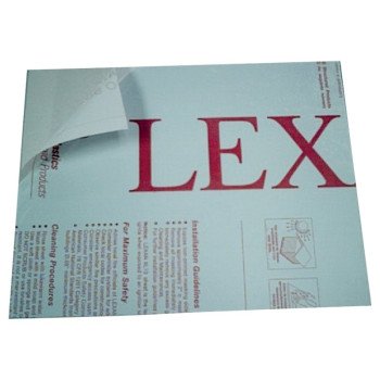 Plaskolite 1PC1824A Safety Sheet, 24 in L, 18 in W, 0.093 in Thick, Clear
