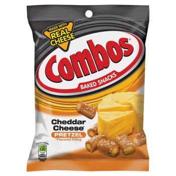 Combos MMM42005 Snacks, Cheddar Cheese Flavor, 6.3 oz Bag