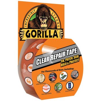 Gorilla 6127002 Tape, 9 yd L, 1-7/8 in W, Clear