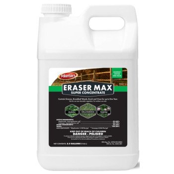 Martin's ERASER MAX 82002490 Weed Killer, Liquid, Clear Yellow, 2.5 gal