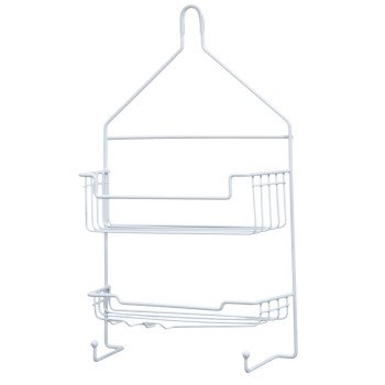 Kenney KN614121 Hanging Shower Caddy, 2-Shelf, Metal
