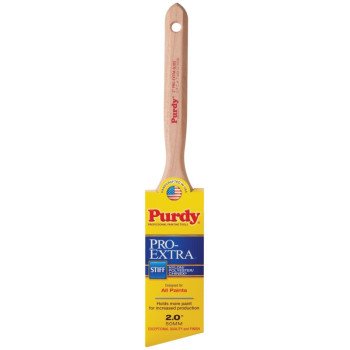 Purdy Pro-Extra Glide 144152720 Trim Brush, Nylon/Polyester Bristle, Fluted Handle