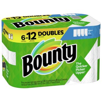 Bounty 66557 Paper Towel, 11 in L, 2-Ply