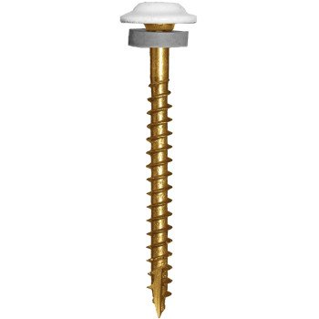 GRK Fasteners 120680 Cabinet Screw, 1-1/4 in L, Low-Profile, Washer Head, Star Drive, Zip-Tip Point, Stainless Steel