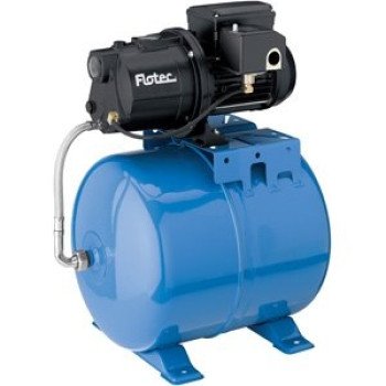 Flotec FP410515H Shallow Well Jet and Tank System, 7.2 A, 115 V, 1/2 hp, 1 x 1 in Connection, 25 ft Max Head, 5.6 gpm