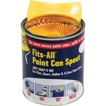 Foampro 61 Paint Can Spout, Plastic, 1 gal